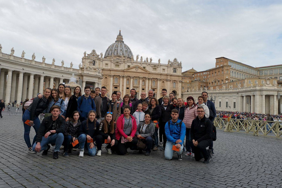 Škofijsko romanje mladih v Rim