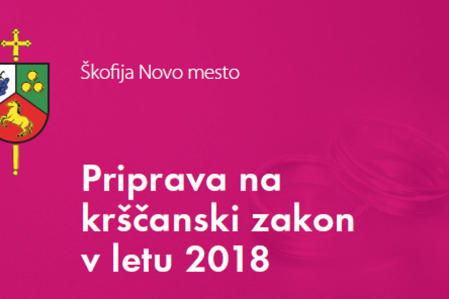 Priprava na krščanski zakon 2018