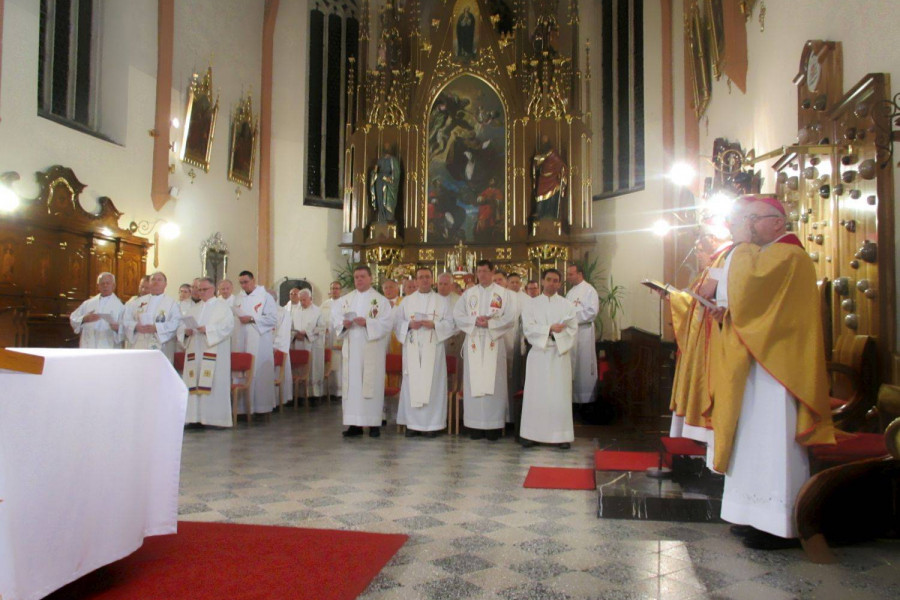 Duhovniki ljubljanske nadškofije obiskali novomeško stolnico