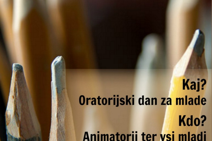 Animatorij - oratorij za animatorje