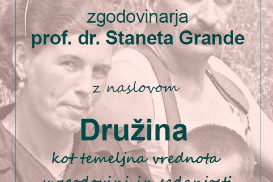 Stane Granda v Črnomlju o družini