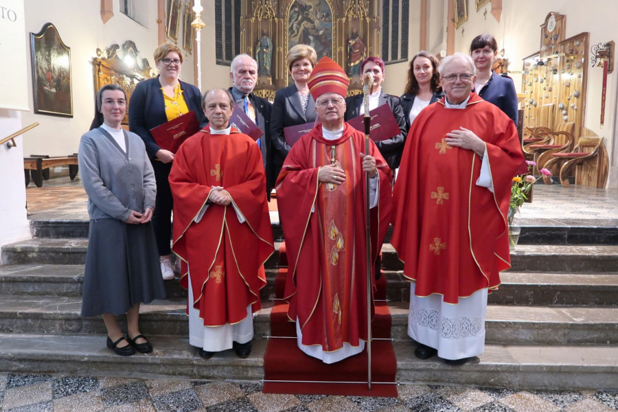 Maša ob podelitvi spričeval in diplom Katehetsko pastoralne šole