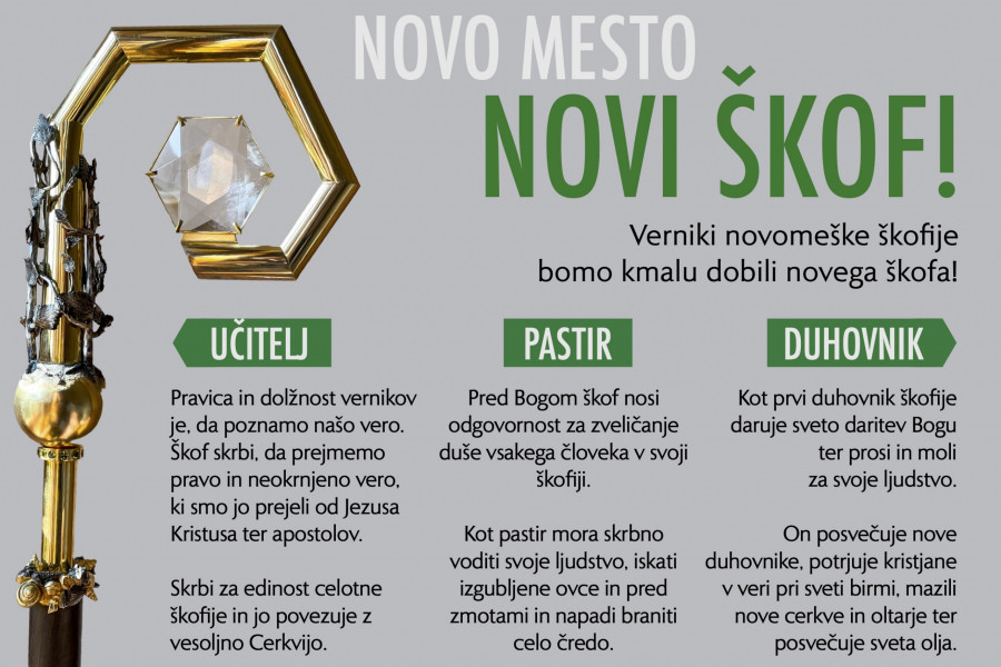 O pomenu škofovske službe - molitev