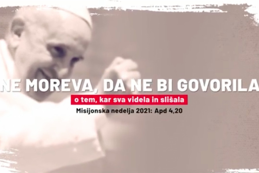 Ne moreva, da ne bi govorila o tem, kar sva videla in slišala: misijonska nedelja 2021